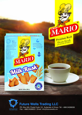 TRDP Mario - Milk Rusk - 300 GM - MarkeetEx