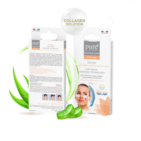 Pure beauty Cosmetic Patches Eye Care-Hydro-gel Technology - 14pcs - MarkeetEx