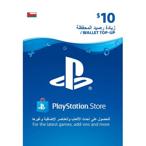 10$ Playstation store card OMAN