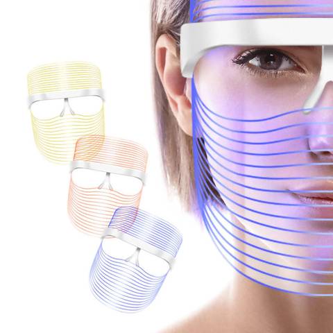 3 Color LED Light Shield Mask