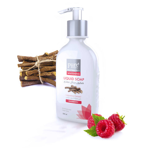Pure beauty Whitening Liquid Soap Raspberry - 200ml - MarkeetEx