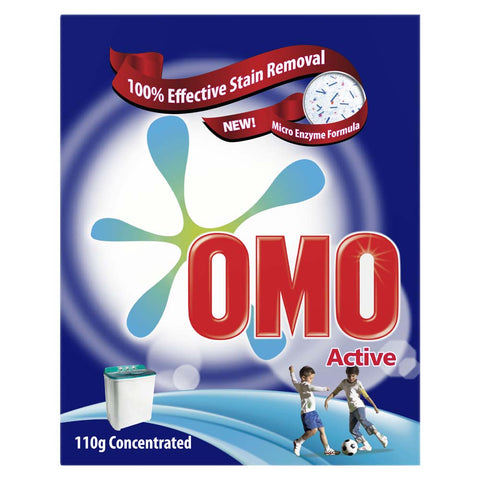 OMO Washing Powder Active 110gm Concentrated - MarkeetEx