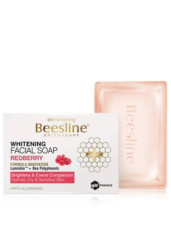 Beesline Whitening Facial Soap - RED BERRY - 85 g بيزلَين صابونة لتفتيح البشرة - توت بري