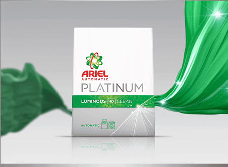 ARIEL PLATINUM GREEN LUMINOUS CLEAN 5KG-37-D 