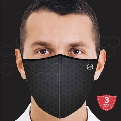 Adult - Antibacterial Graphene Facemask (3 per pack) - Adult - MarkeetEx