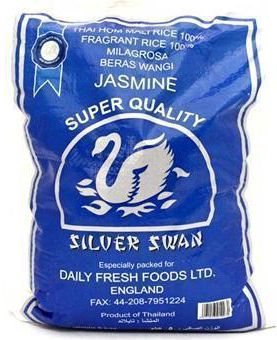 Rice Silver Swan Jasmine 5kg - الأرز الفضة سوان الياسمين - MarkeetEx