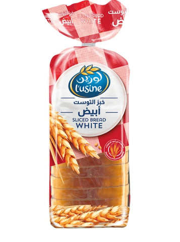 Lusine Sliced White Bread 600gm - MarkeetEx