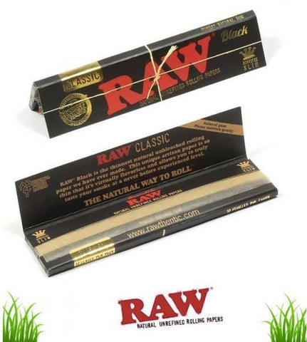 RAW® Classic Rolling Papers - RAW BLACK KINGSIZE SLIM - MarkeetEx