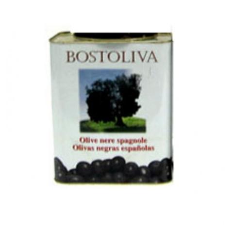 BOSTOLIVA Spanish Whole Black Olives 5Kg