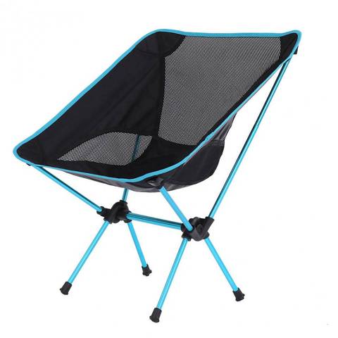 Camping Chair Black & Blue