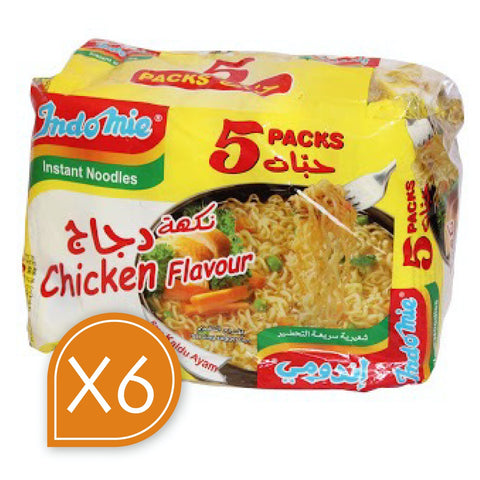 Indomie Noodles Chicken Flavour 5 packs X6