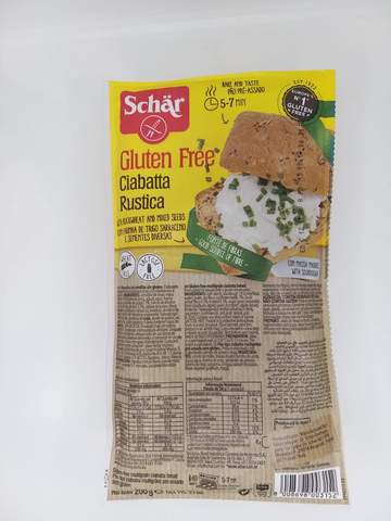 SCHAR GLUTEN FREE WITH BUCKWHEAT AND MIXED SEEDS 200 GRM