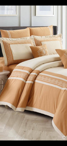Turkish Comforter King Size 11PCS SET - طقم شراشف تركية - MarkeetEx