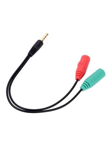 3.5 Male to Mic & HeadPhone cable