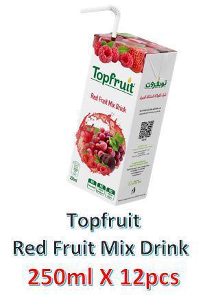 Topfruit Red Fruit Mix Juice Drink 250ml X 12Pcs