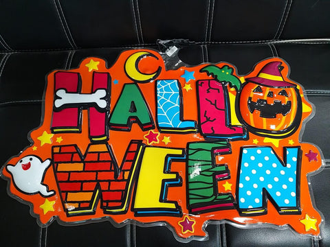 Large Halloween Wall Decoration, Letters - MarkeetEx