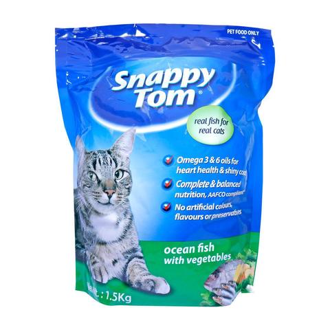Snappy Tom Ocean Fish With Vegetabies 1.5 Kg