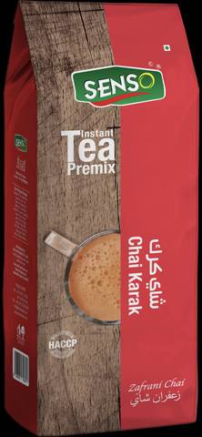 Senso Karak Tea Zaffrani chai saffron instant tea, 1 kg family pack (100% natural)