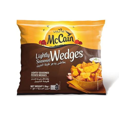 McCain Lightly Seasoned Wedges 1.5kg - MarkeetEx