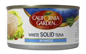 California Garden White Meat Tuna in Water 185gm-تونة حدائق كاليفورنيا - MarkeetEx