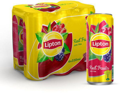 Lipton Red Fruits Ice Tea 6pcsX320ml Pack - MarkeetEx