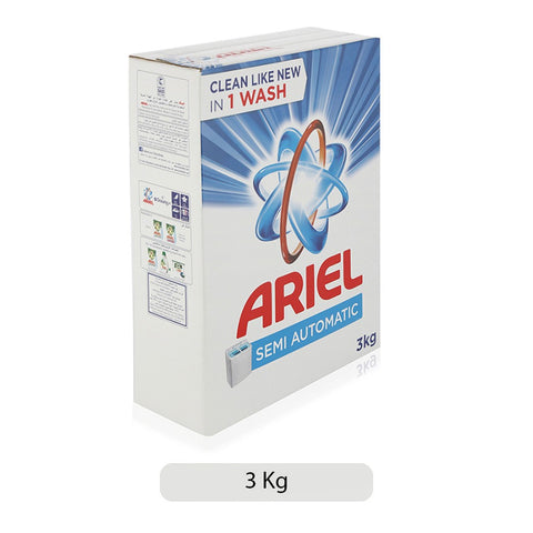 Ariel Semi Automatic Washing Powder Laundry Detergent Color 3kg - MarkeetEx
