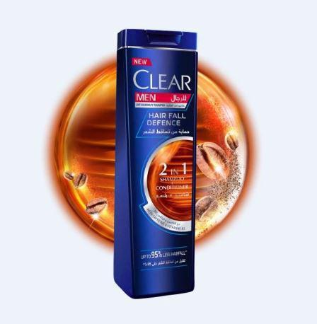 CLEAR MEN HAIR FALL DEFENCE 2 IN 1 SHAMPOO + CONDITIONER 200ML