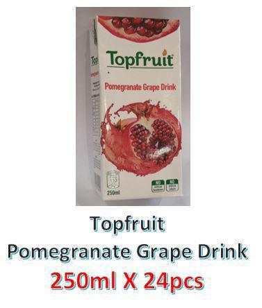 Topfruit Pomegranet Grape Juice Drink 250ml X 24Pcs Pack