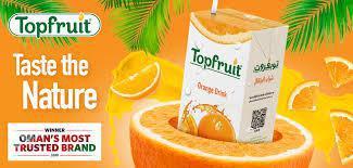 Topfruit Orange Juice Drink 250ml X 12Pcs
