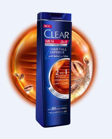 CLEAR MEN HAIR FALL DEFENCE 2 IN 1 SHAMPOO + CONDITIONER 400ML - MarkeetEx