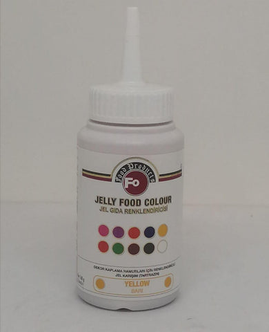 Fo - Jelly Food Colour - Yellow - 160gm