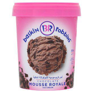 Baskin Robbins Chocolate Mousse Royale Ice Cream 500ml - MarkeetEx