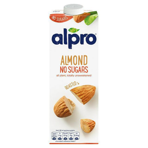 Alpro Roasted Almond Drink UnSweetned 1Ltr - MarkeetEx