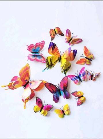 3D Butterfly Wall Sticker - MarkeetEx