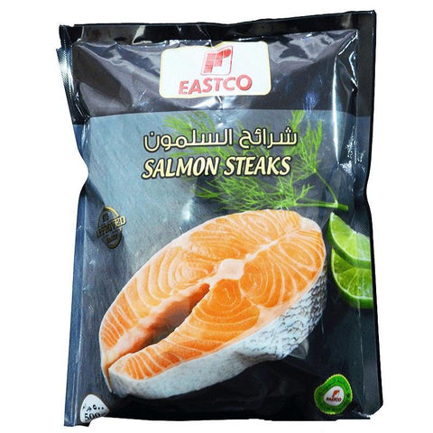 Eastco Frozen Salmon Steak 500 Gm - MarkeetEx