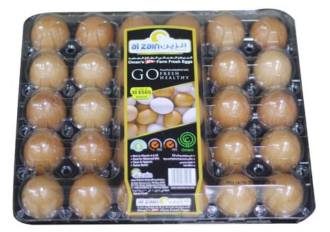 Al Zain Oman Egg Brown 30pcs tray