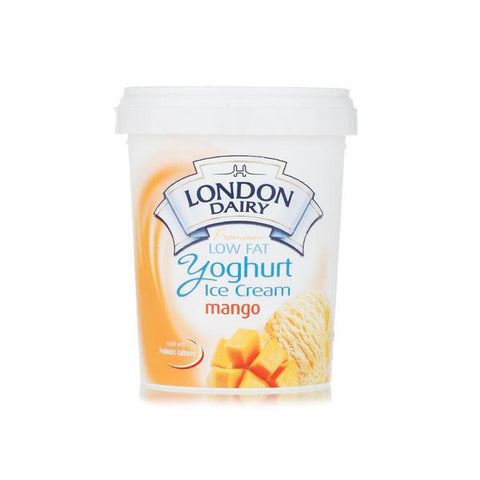 London Dairy Low Fat Yoghurt Ice Cream Mango  500ml - MarkeetEx