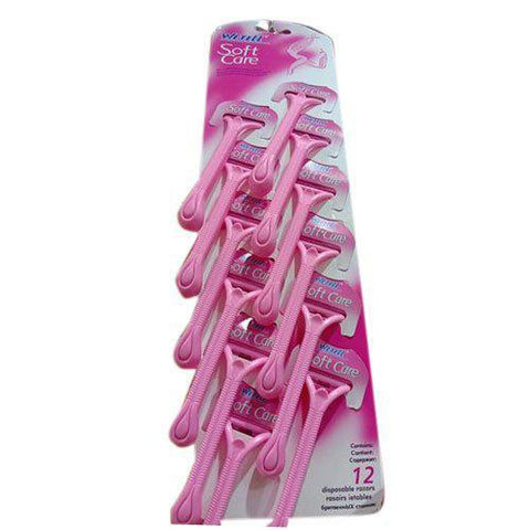 Wetell Soft Care 2 Blades disposable razor 12 pcs Pack - MarkeetEx