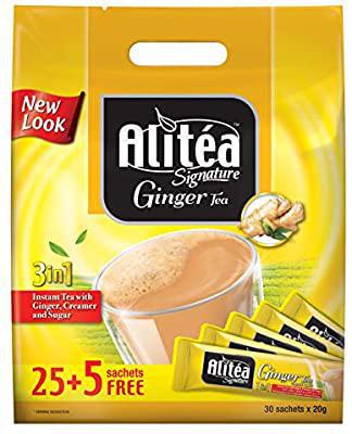 Ali tea Signature Ginger Tea 3 in 1 - 30 sachets x 20gm Pack - MarkeetEx