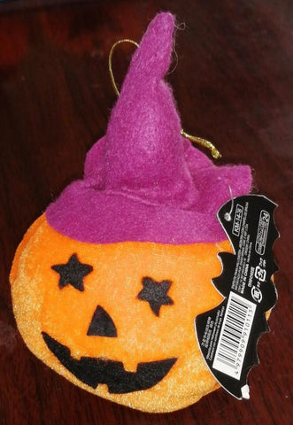 Halloween Mascot(Fluffy) Witch Hat Pumpkin, Orange - MarkeetEx