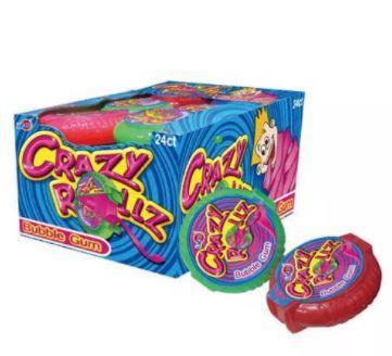 Crazy Rollz Bubble Gum  24pcs (288gm) Pack - MarkeetEx