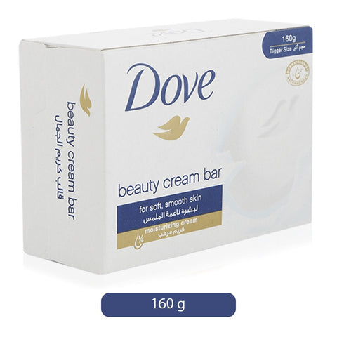 Dove Beauty Cream Bar 160gm-White - MarkeetEx