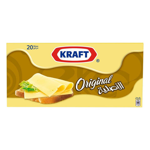 Kraft Original Cheese Slices 400gm - 20 Slices Pack - MarkeetEx