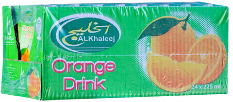 Al Khaleej Orange Drink 225mlX24Pcs