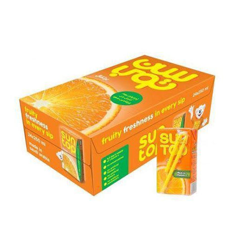 Suntop Juice Orange 250ml x 24PC - سن توب عصير البرتقال - MarkeetEx