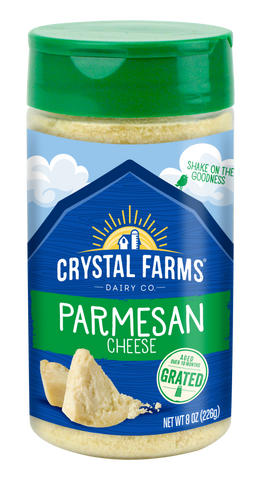 Crystal Farms Parmesan Cheese Grated 226gm - MarkeetEx
