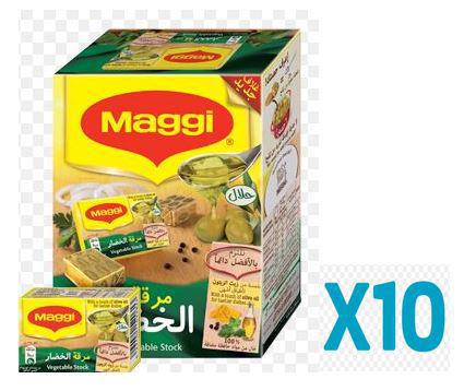 Vegetable Maggi Cubes 24 Pcs Box X 10 Boxes - MarkeetEx