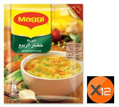 Soup Spring Season Maggi 59gm X 12 Pcs - Pack - MarkeetEx