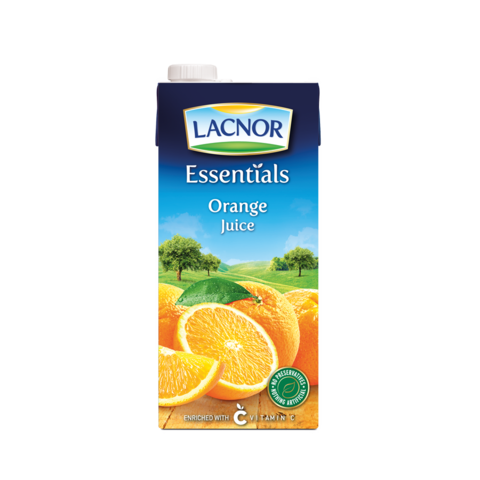 Essentials Orange Juice Lacnor 1 Ltr