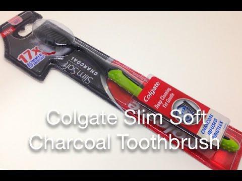 Colgate Tooth Brush Slim Soft Charcoal - فرشاة أسنان جولجيت